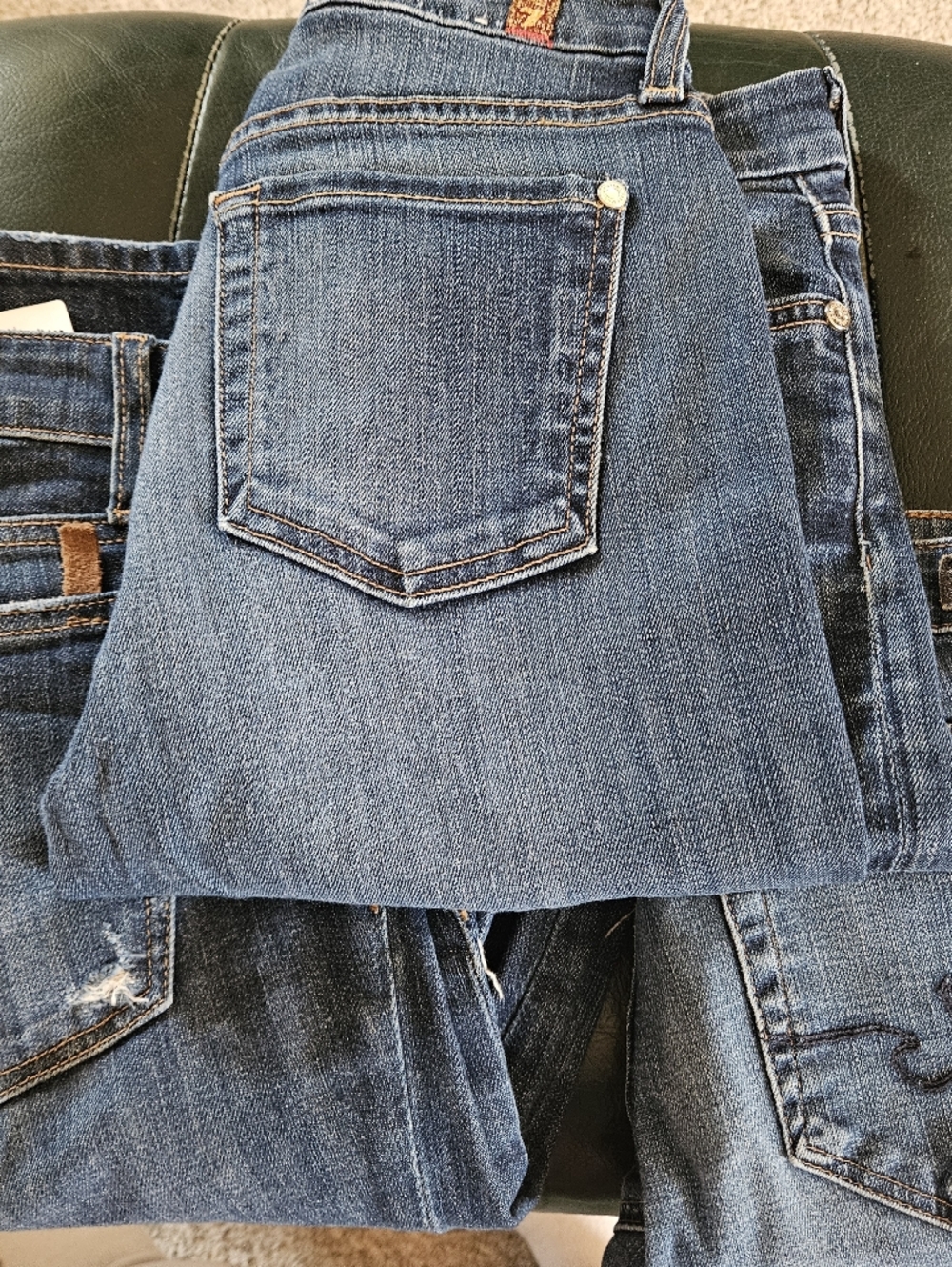 3 x Size 25 Ladies Designer Jeans